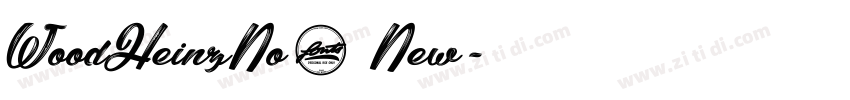 WoodHeinzNo2 New字体转换 WoodHeinzNo2 New字体转换